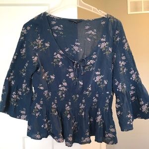 American Eagle Floral Top